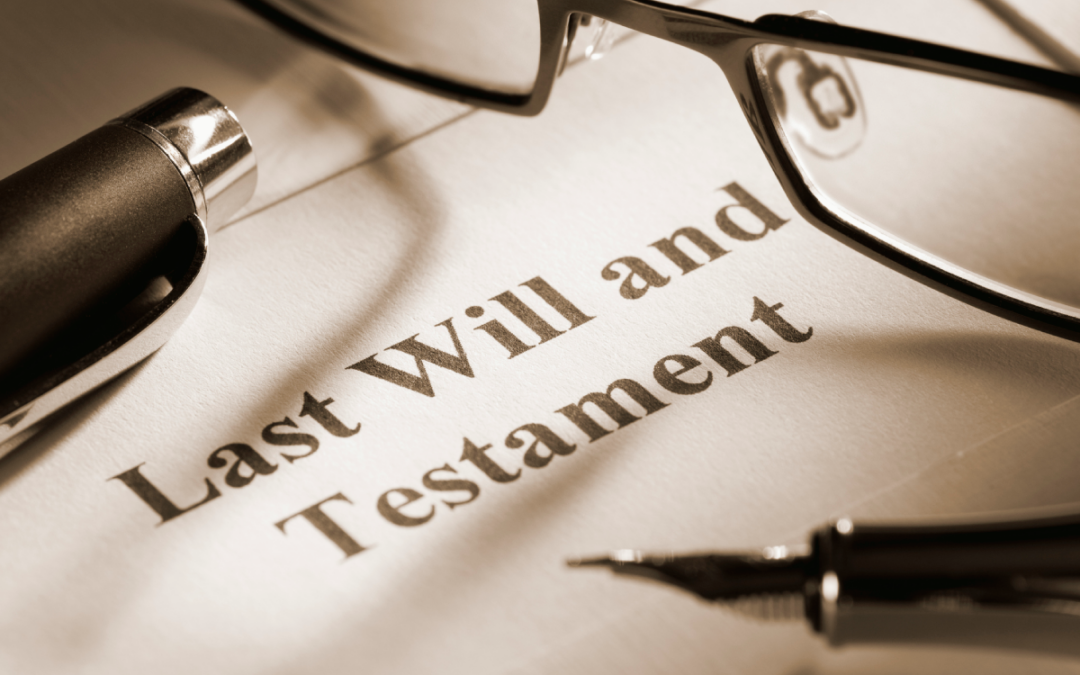 Documento de última voluntad y testamento