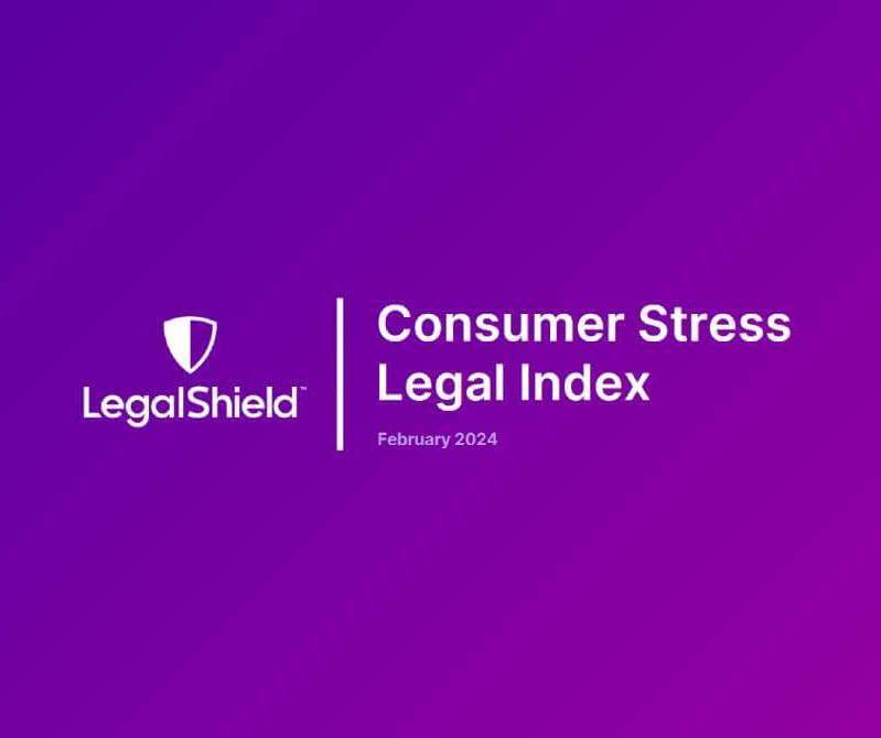 Legalshield Consumer Stress Legal Index, February 2024